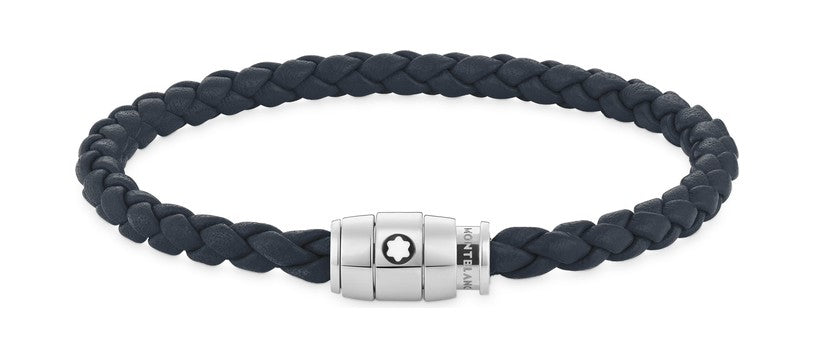 Montblanc Bracelet Medium, Soft Leather, Avio Blue