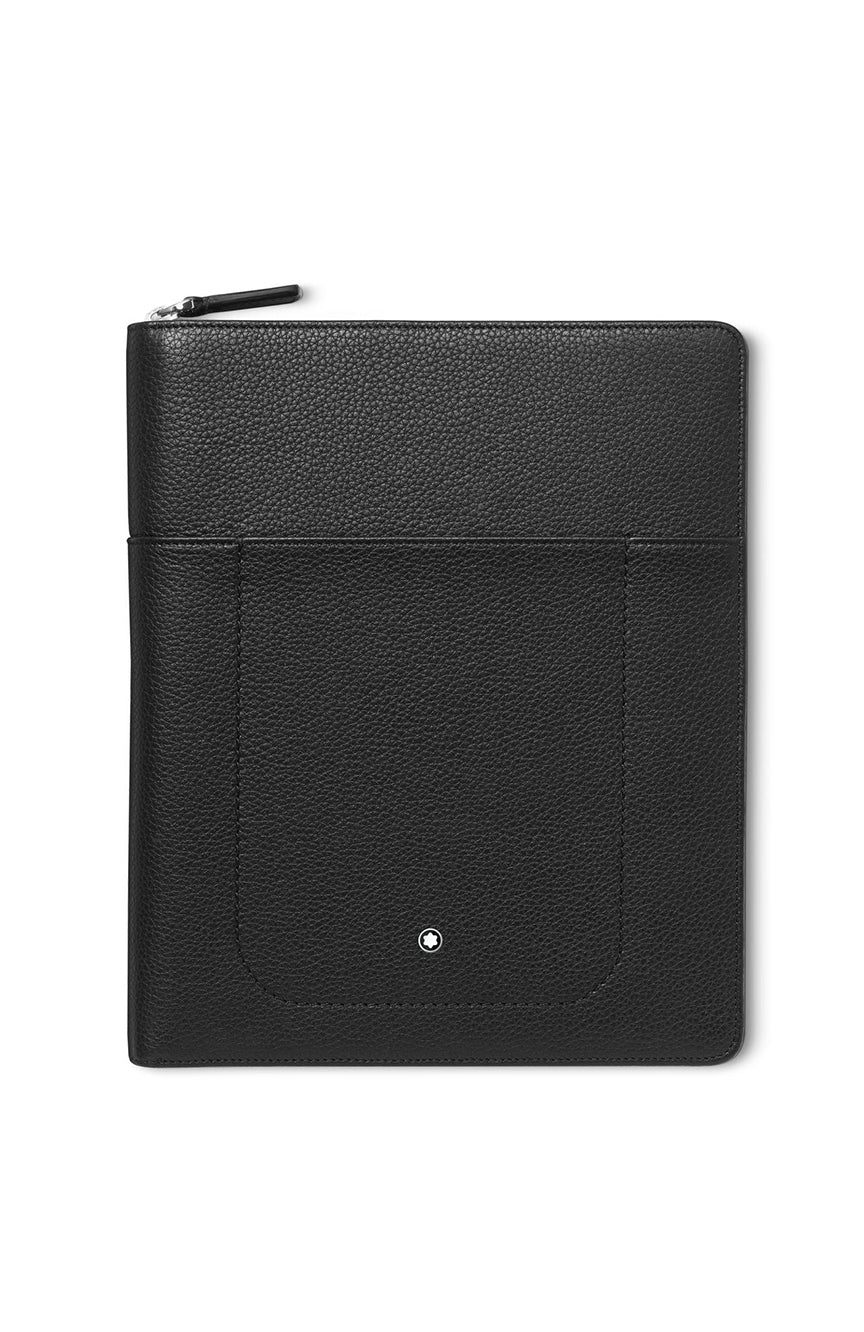 مون بلان ماستر ستيك دفتر حبوب ناعمة مع جيب أسود