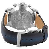 ساعة مونت بلانك 1858 كرونوغراف أوتوماتيكية بمينا زرقاء