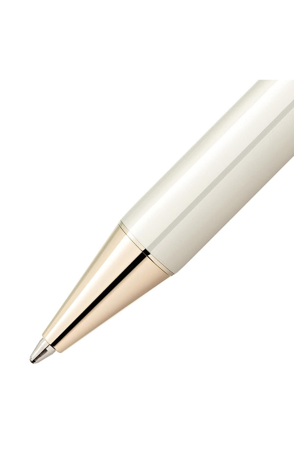 قلم حبر جاف من مونت بلانك هيريتيج روج آند نوير بلون عاجي فاتح