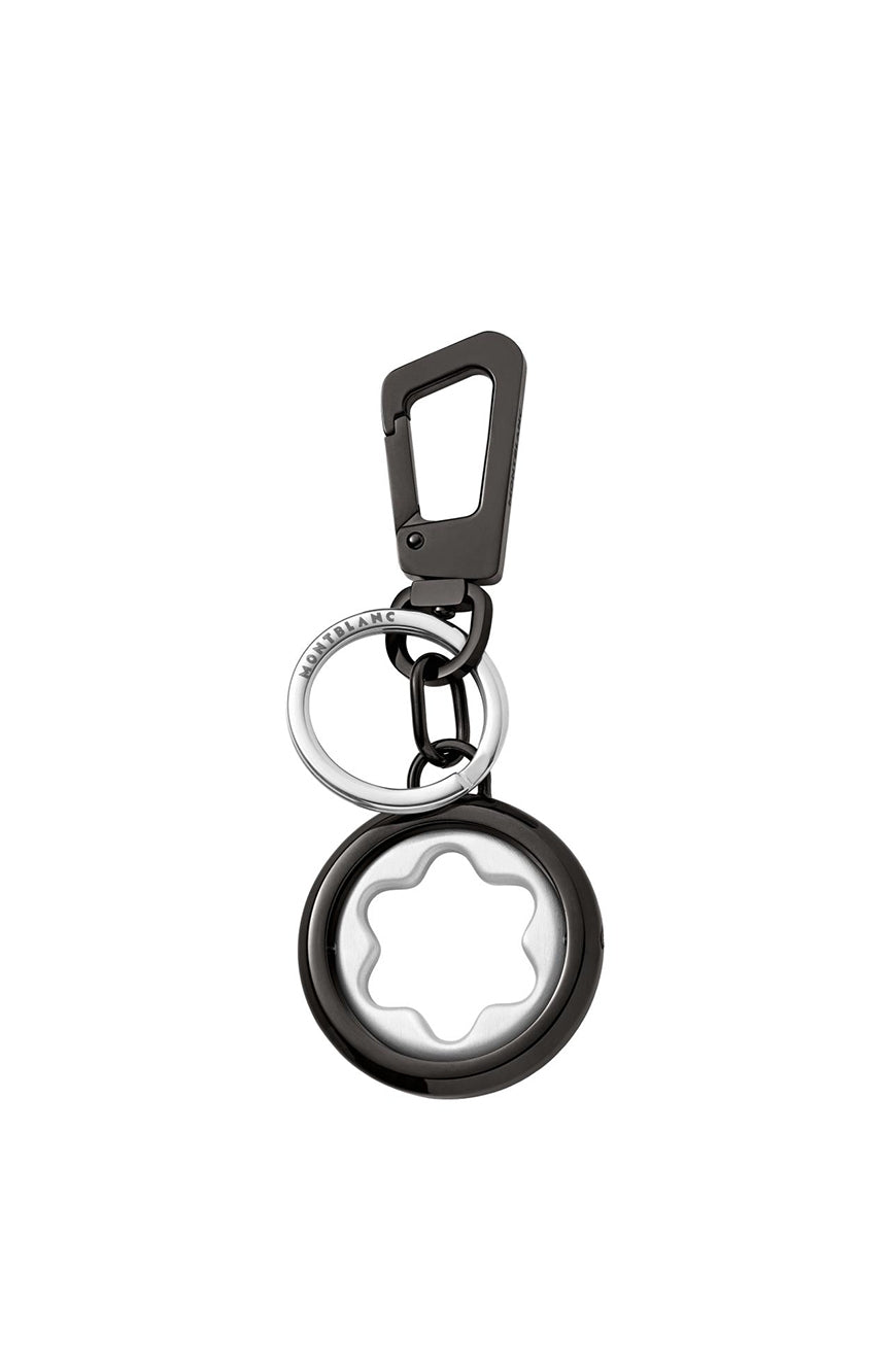 سلسلة مفاتيح مون بلان مايسترستاك سبيننج إمبلم باللون الأسود