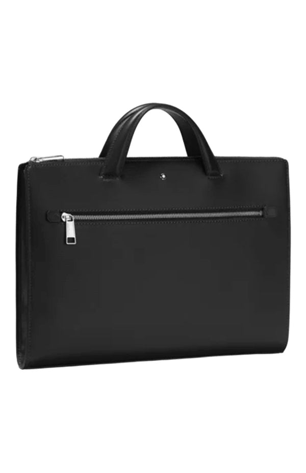 حافظة مستندات مونت بلانك مايسترستاك 4810 رفيعة للغاية باللون الأسود