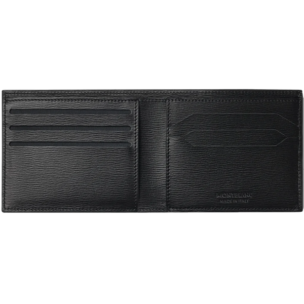 محفظة مونت بلانك مايسترستاك 4810، 6 سي سي، سوداء