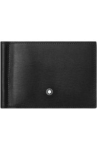 Montblanc Meisterstuck 4810 Wallet 6 cc money clip Black