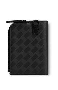 حامل بطاقات مون بلان إكستريم 3.0 بسحاب 3 سم مكعب باللون الأسود