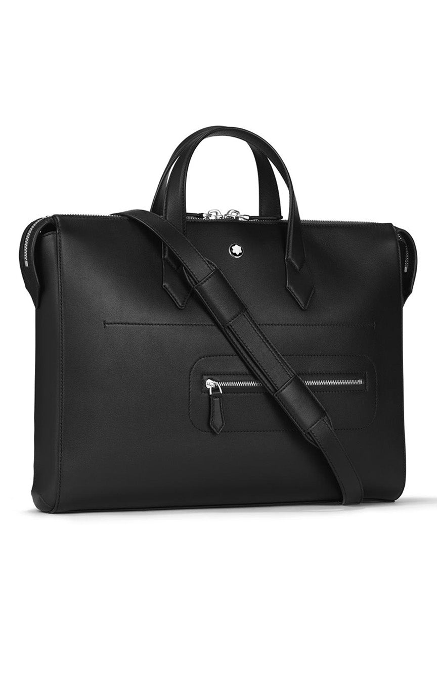 حافظة مستندات ناعمة من مونت بلانك مايسترستوك سيليكشن، سوداء اللون