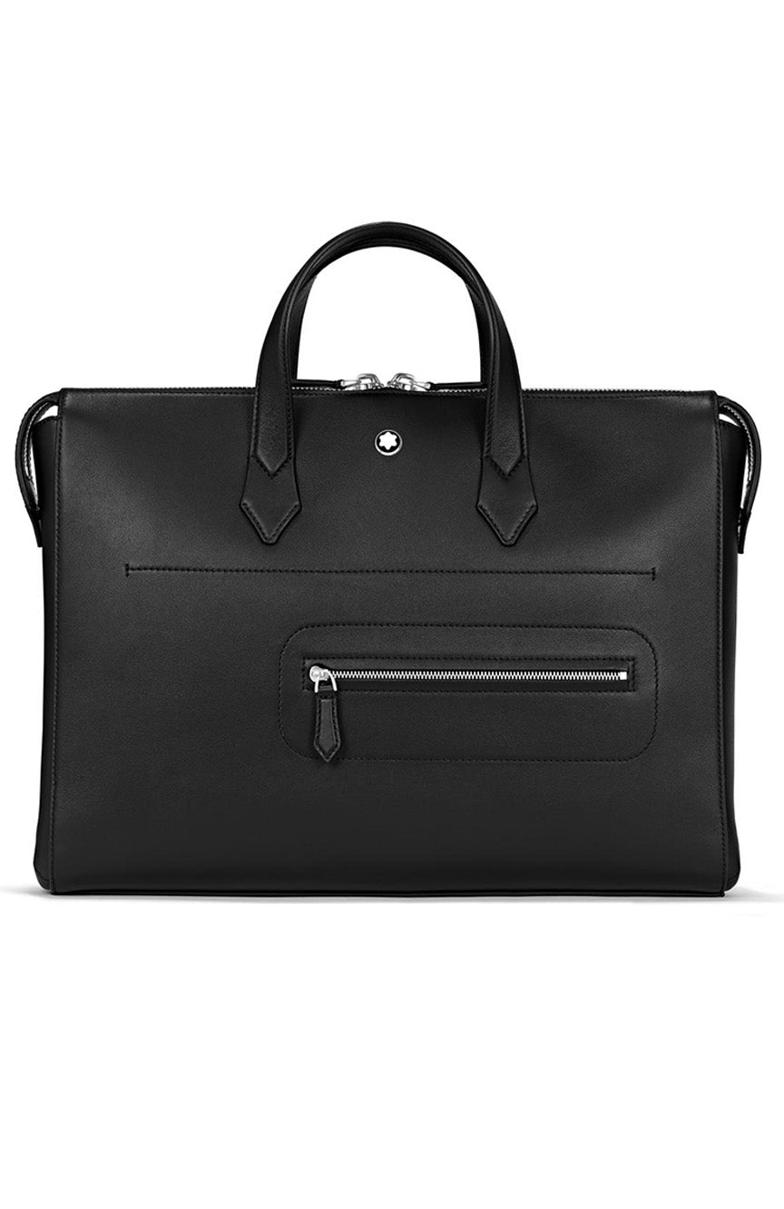 حافظة مستندات ناعمة من مونت بلانك مايسترستوك سيليكشن، سوداء اللون