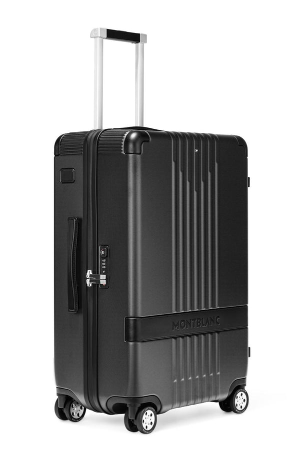 حقيبة مونت بلانك #My4810 ​​ترولي متوسطة الحجم باللون الأسود جديدة