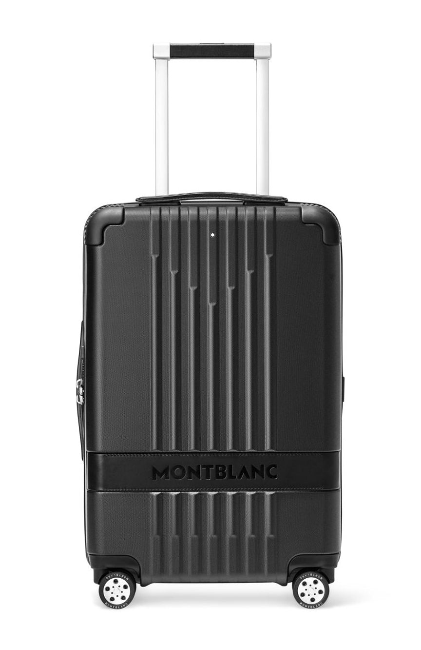 حقيبة مونت بلانك #My4810 ​​ترولي كابين كومباكت سوداء جديدة