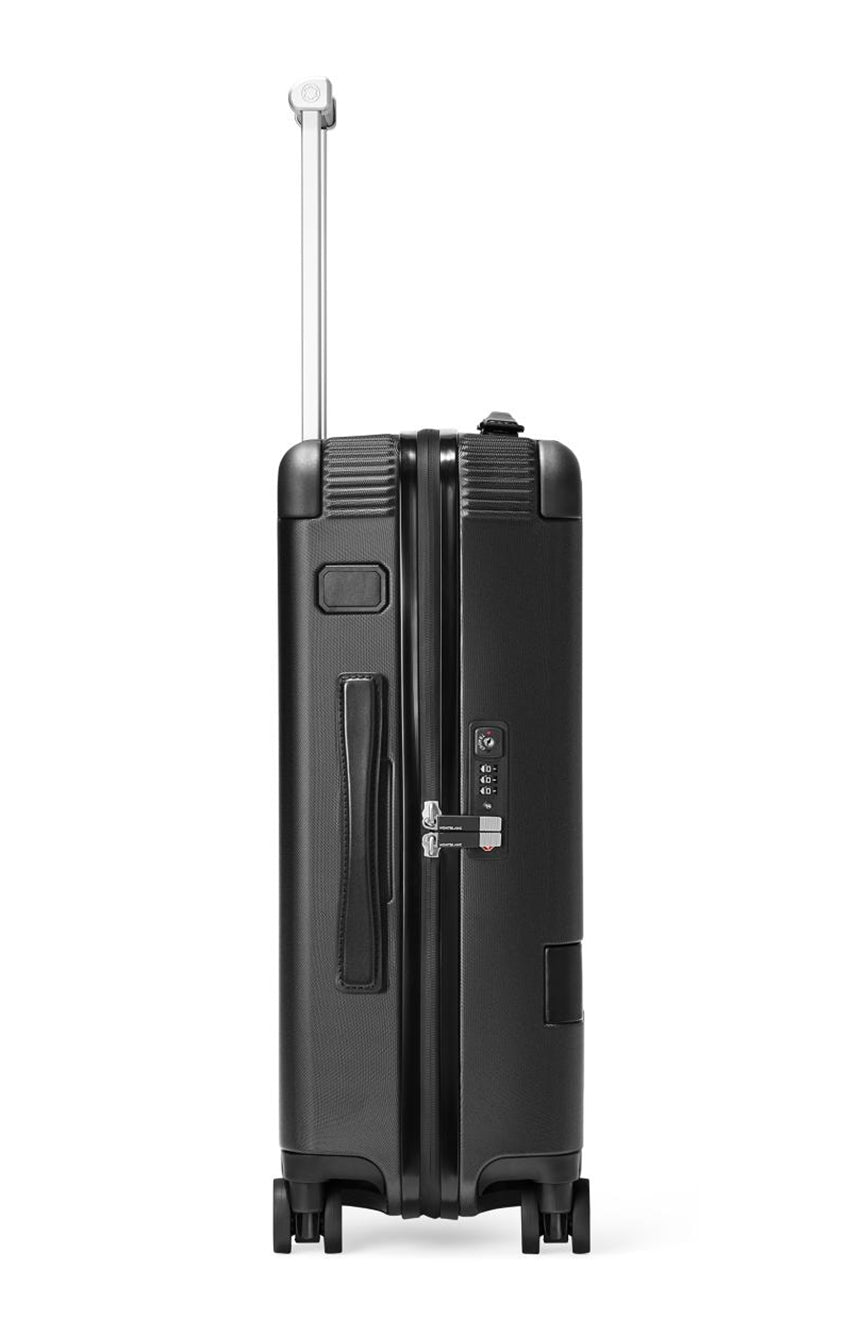 حقيبة مونت بلانك #My4810 ​​ترولي كابين كومباكت سوداء جديدة