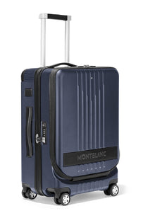 حقيبة مونت بلانك #My4810 ​​ترولي كابينة مع جيب باللون الأزرق جديدة