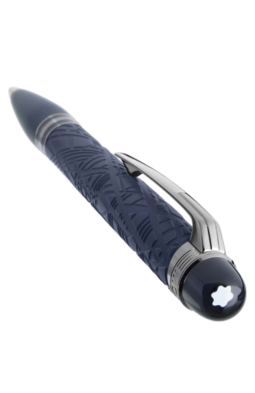 قلم حبر جاف مون بلان ستارووكر راتينج أزرق فضائي