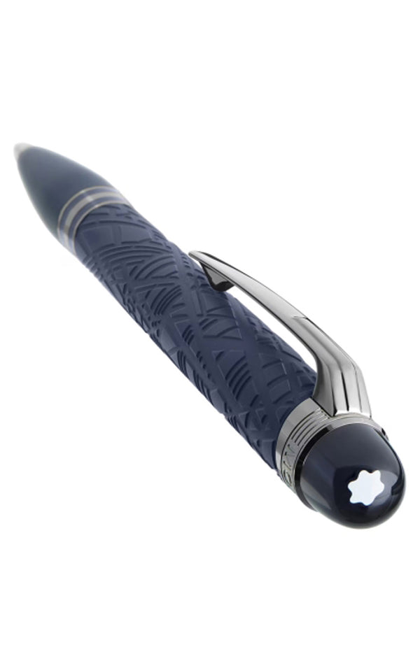 قلم حبر جاف مون بلان ستارووكر راتينج أزرق فضائي