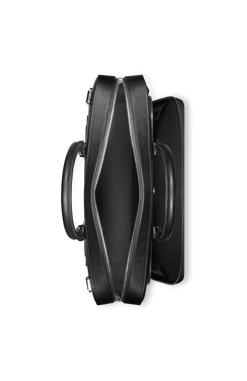 حافظة مستندات مون بلان سارتوريال متوسطة الحجم باللون الأسود