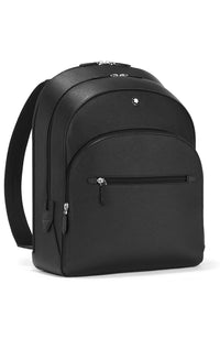 حقيبة ظهر Montblanc Sartorial كبيرة بثلاثة أقسام باللون الأسود