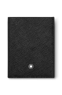 محفظة Montblanc Sartorial Mini 4cc باللون الأسود