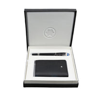 مجموعة مونت بلانك مع قلم Starwalker Fine Liner وحامل بطاقات العمل Montblanc Sartorial