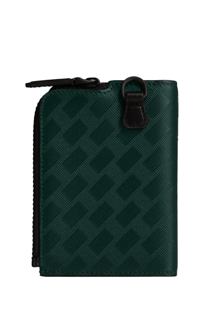 حامل بطاقات Montblanc Extreme 3.0 بسعة 3 سم مكعب وسحاب باللون الأخضر البريطاني