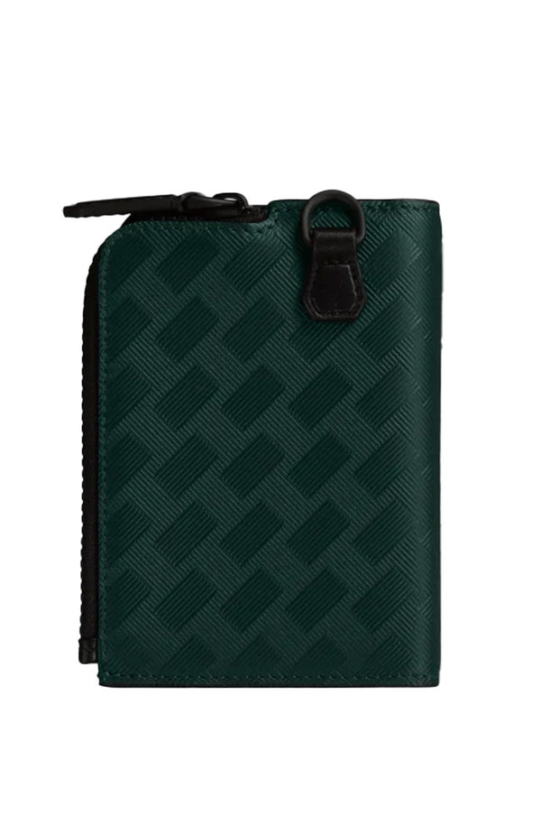 حامل بطاقات Montblanc Extreme 3.0 بسعة 3 سم مكعب وسحاب باللون الأخضر البريطاني