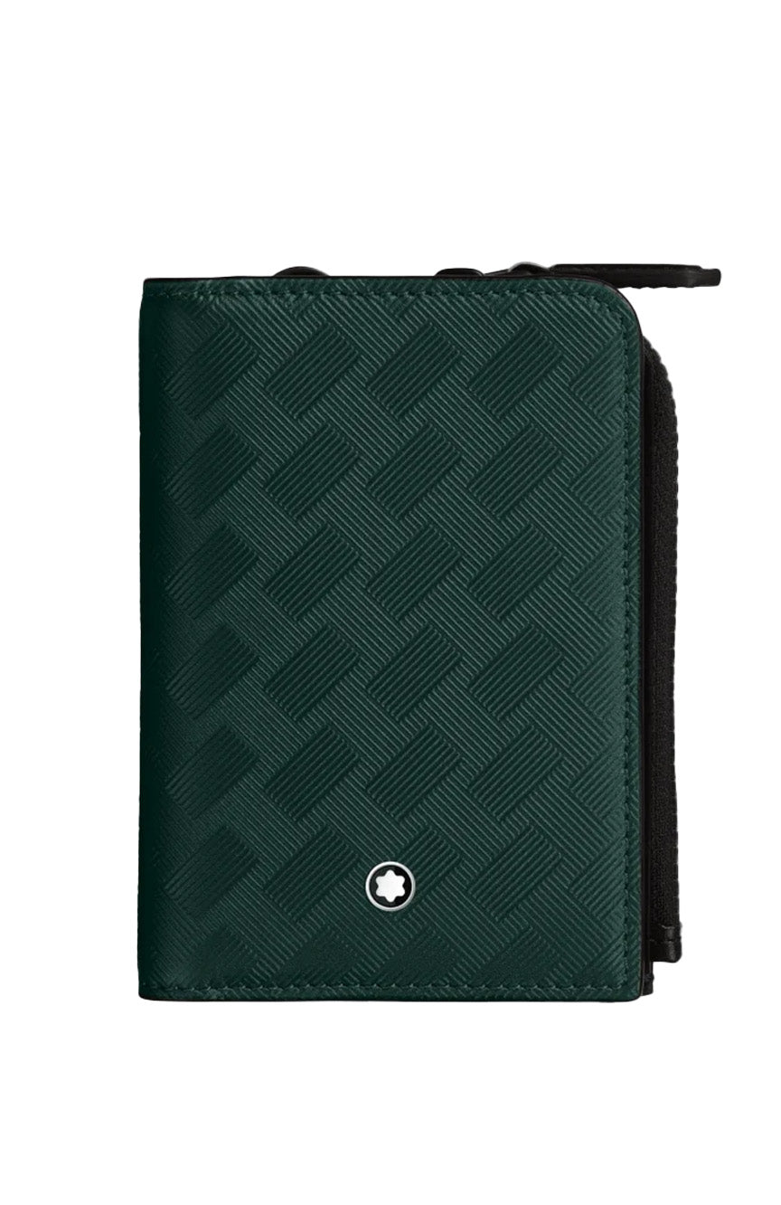 حامل بطاقات Montblanc Extreme 3.0 بسعة 3 سم مكعب وسحاب باللون الأخضر البريطاني