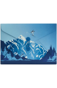 أوراق ومظاريف مونت بلانك A4 مطبوعة على الجبال