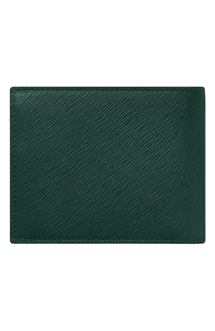 محفظة Montblanc Sartorial 6cc باللون الأخضر البريطاني