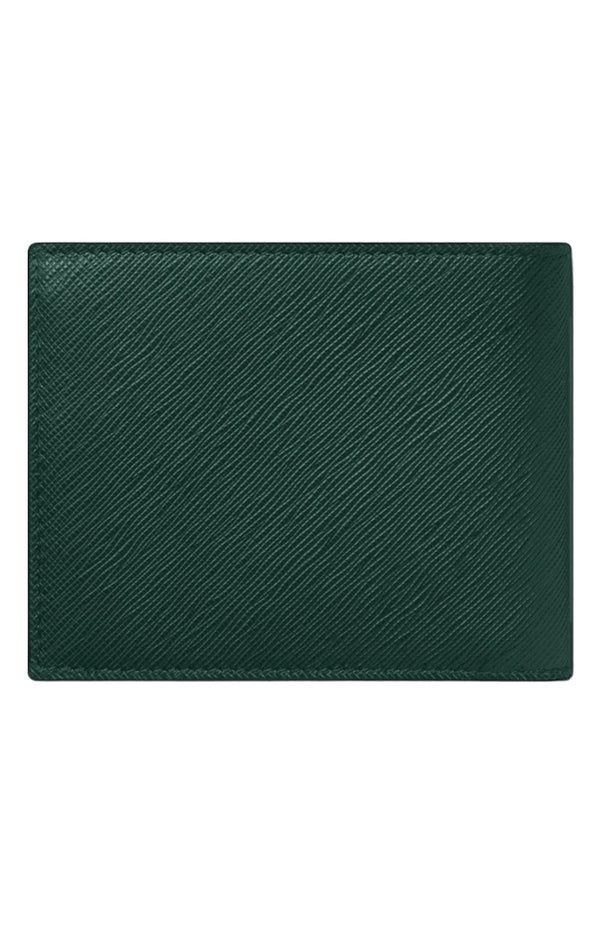 محفظة Montblanc Sartorial 6cc باللون الأخضر البريطاني