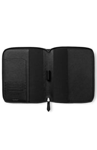 مجموعة حامل دفتر ملاحظات Montblanc Sartorial المزود بسحاب باللون الأسود