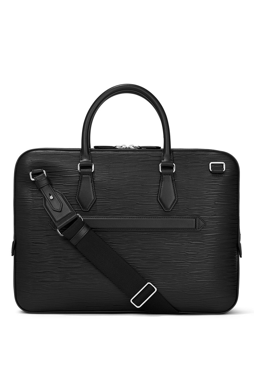 حافظة مستندات مونت بلانك مايسترستاك 4810 رفيعة باللون الأسود