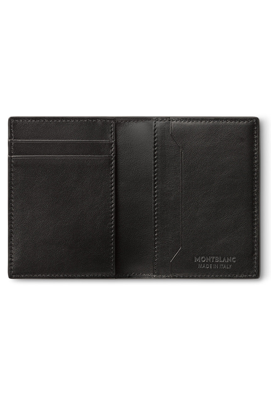 حامل بطاقات مونت بلانك مايسترستاك 4810، 4 سم مكعب، أسود