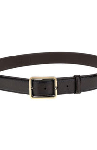 حزام جلدي من مونت بلانك بني مقاس 35 مم