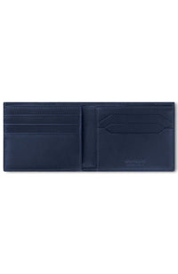 محفظة مون بلان مايسترستاك 6 سي سي باللون الأزرق