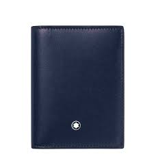 Montblanc Meisterstuck Card Holder 4cc Ink Blue