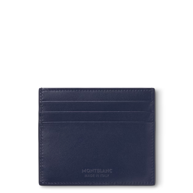 Montblanc Meisterstuck Card Holder 6cc Ink Blue