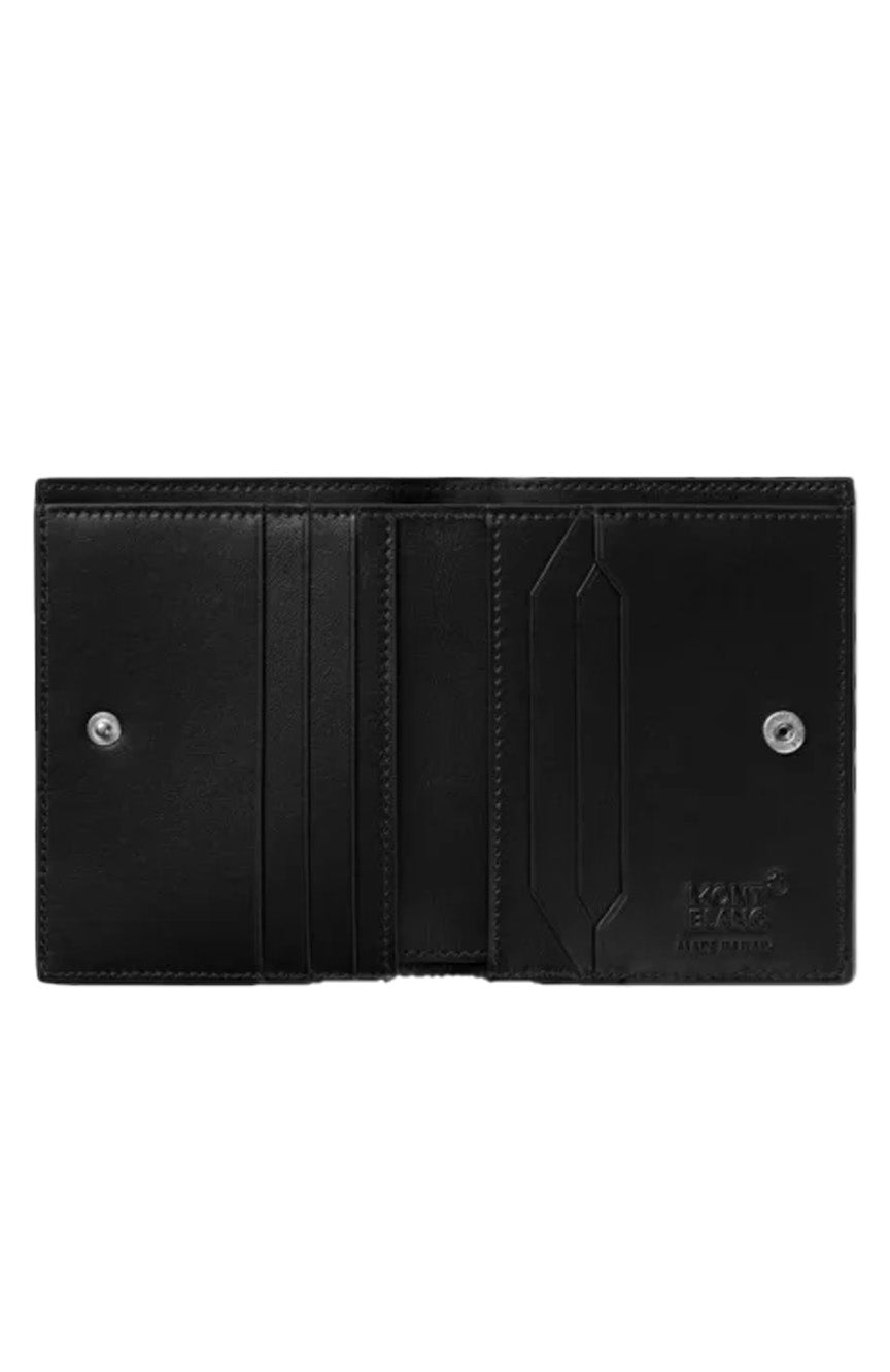 محفظة مون بلان ميسترستوك كومباكت 6 سي سي باللون الأزرق