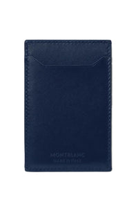 حامل بطاقات مونت بلانك مايسترستاك 3cc أزرق