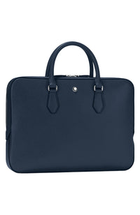 حافظة مستندات مونت بلانك سارتوريال رفيعة باللون الأزرق