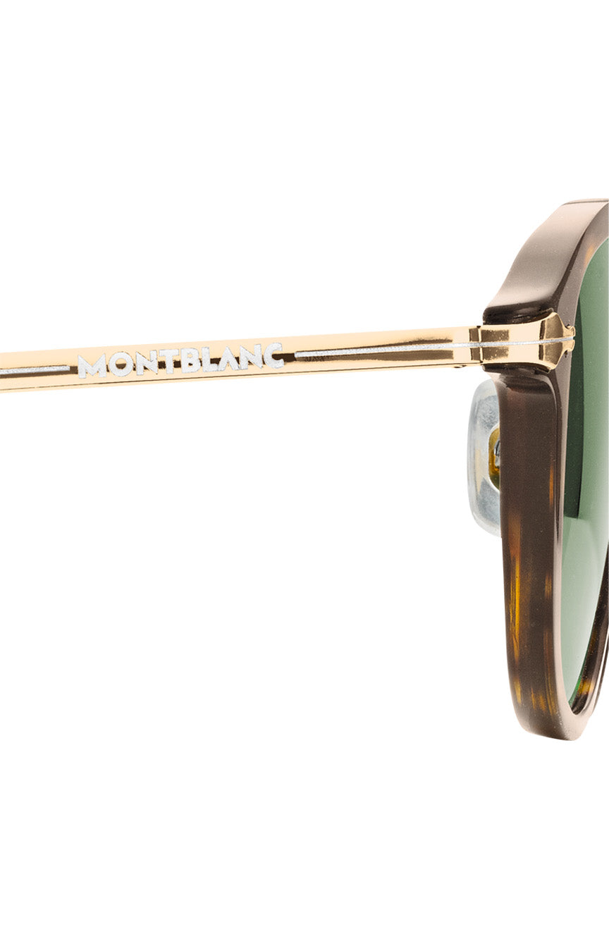 نظارة شمسية مون بلان بإطار دائري هافانا