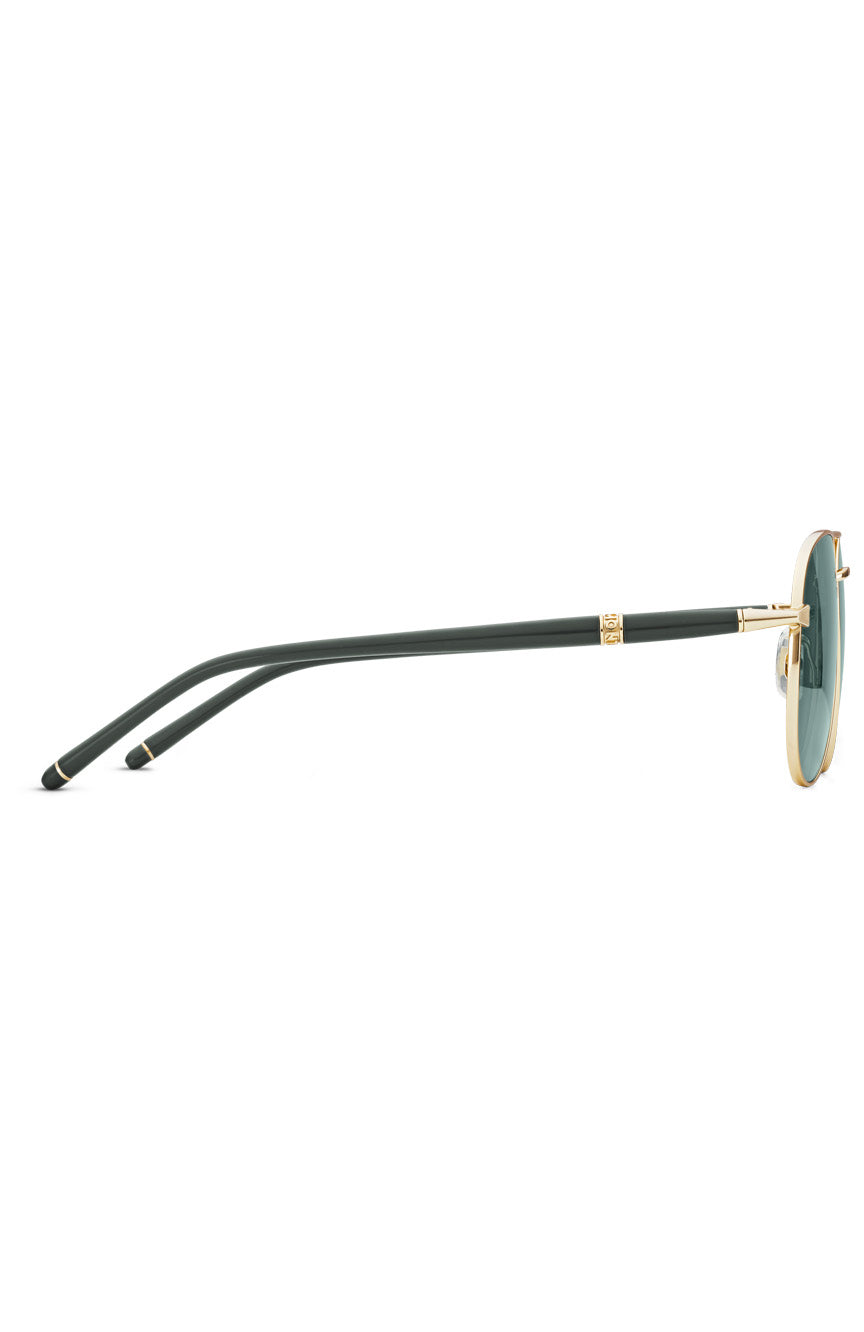 نظارة شمسية مون بلان مربعة بإطار ذهبي ملون