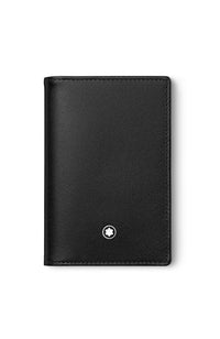 حامل بطاقات الأعمال مونت بلانك مايسترستاك باللون الأسود