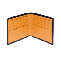 Ettinger Bridle Hide Billfold Wallet W. 6 C/C Navy/London Tan