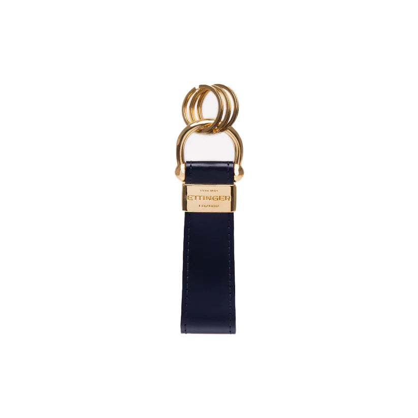 Ettinger Bridle Stirrup Keyring Navy