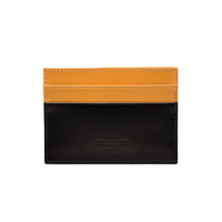 Ettinger Bridle Hide Flat Credit Card Case Black/London Tan