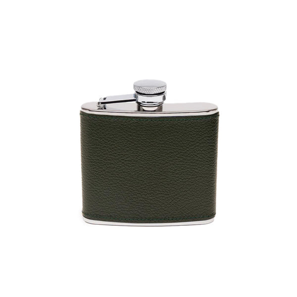Ettinger Capra 4Oz Captive Top Flask W. Funnel Forest Green