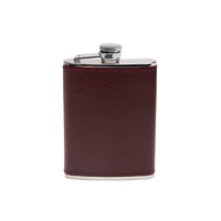 Ettinger Capra 6Oz Captive Top Hip Flask Bordeaux