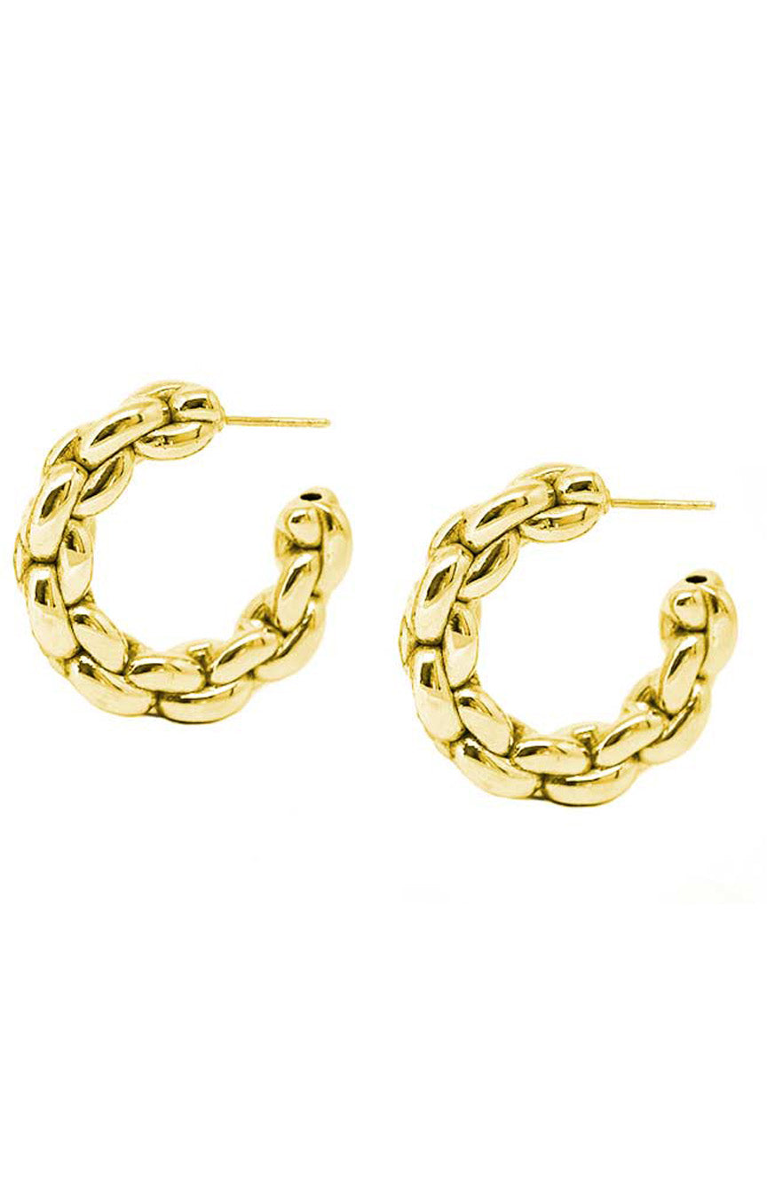 Babette Wasserman Nexus Large Earrings, Gold