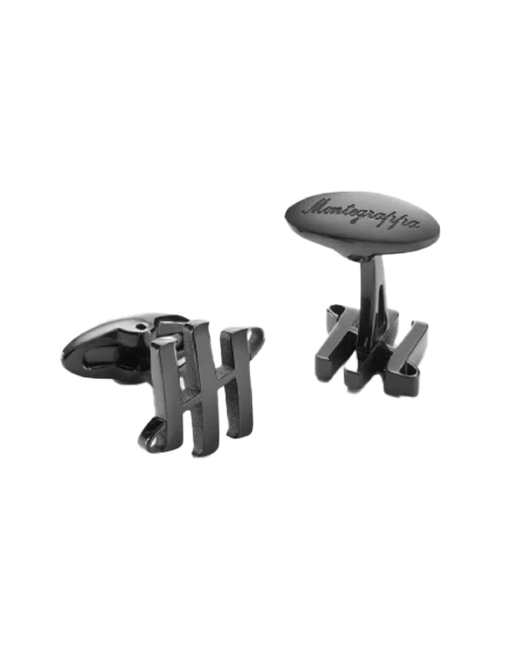 Montegrappa Ambigram Cufflinks, IP Black