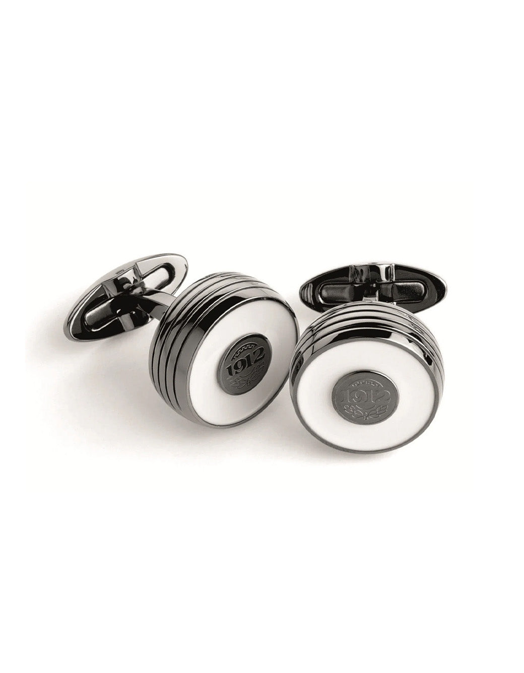Montegrappa Piacere Cufflinks White Gun Color