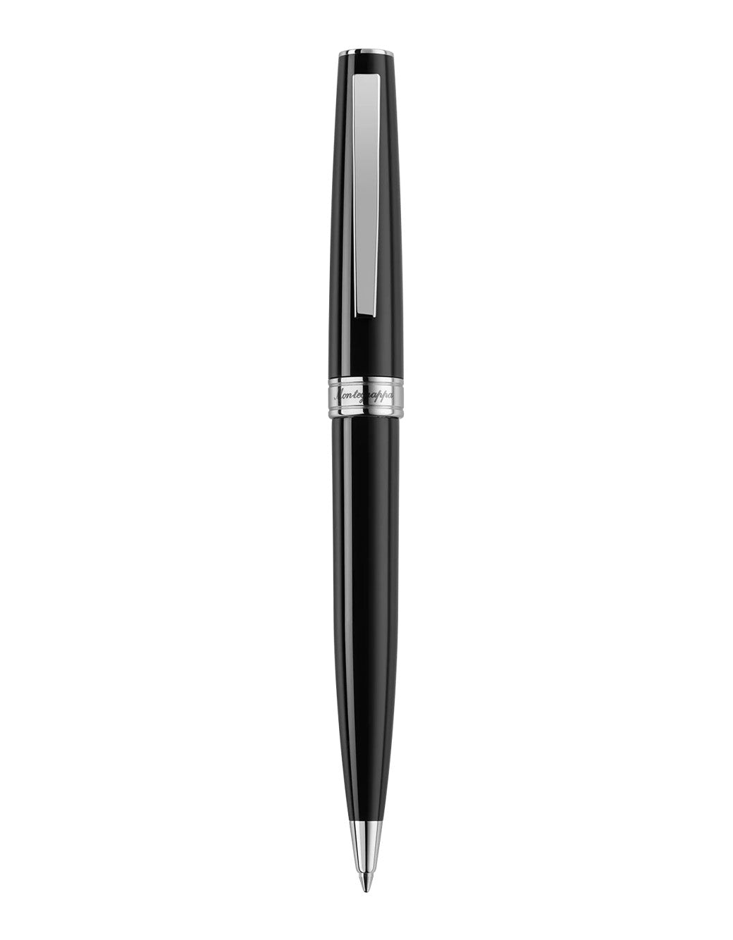 Montegrappa Armonia Ballpoint Pen, Steel, Black