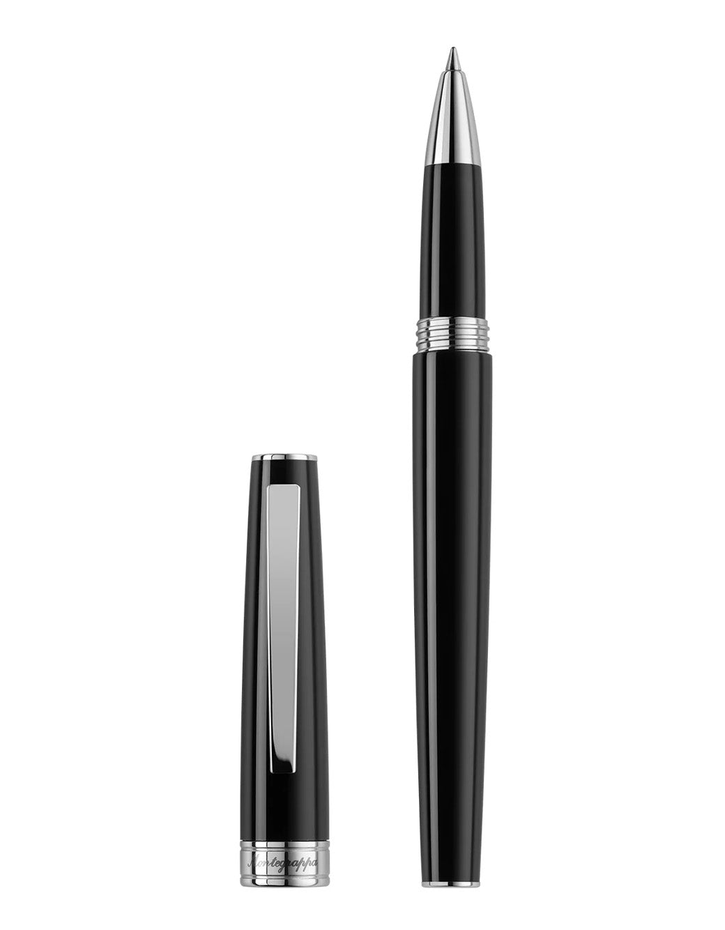 Montegrappa Armonia Rollerball Pen, Steel, Black